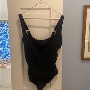 Anne Cole black bathing suit with adjustable straps. NWOT